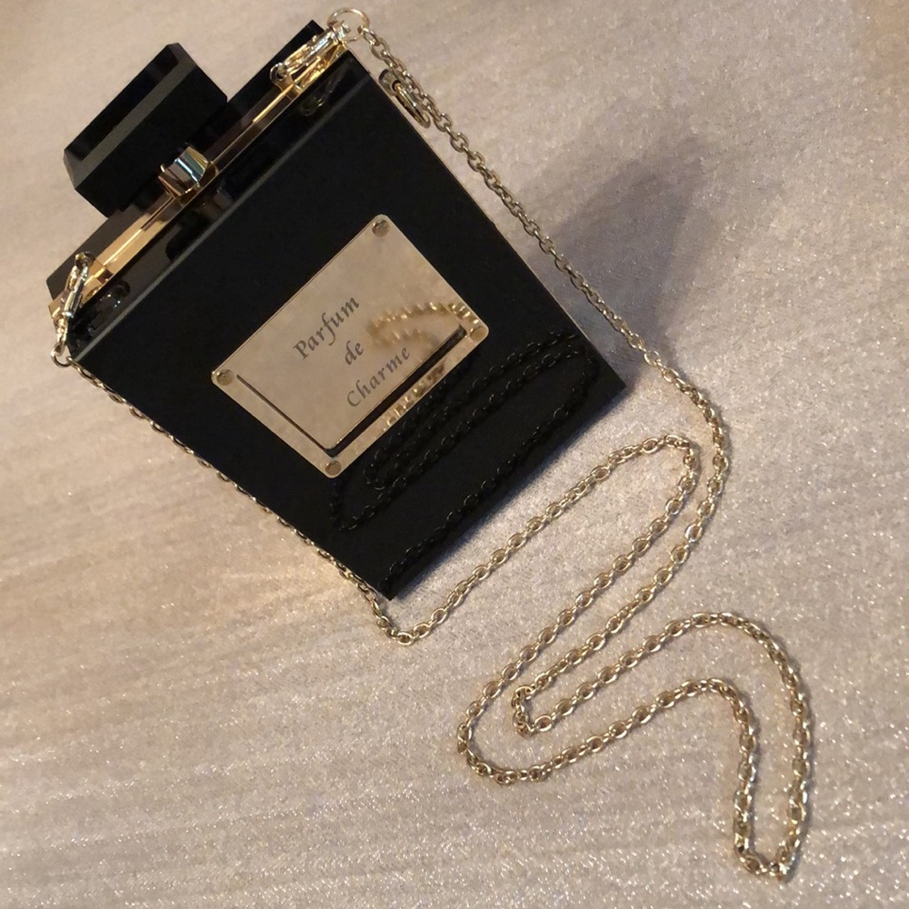 ***NWOT***Boutique Perfume Bottle Evening Bag